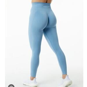 Alphalete Amplify Legging Washed Denim Blue L